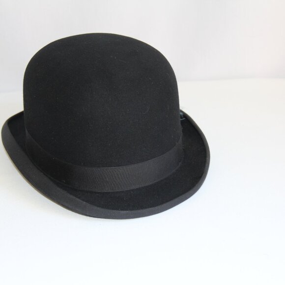 Stetson Sovereign Equestrian Black Derby Size 6 7/8. High Quality main image 6